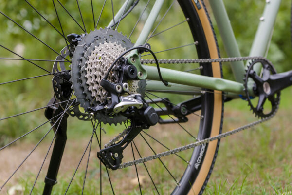 cassette et dérailleur sur gravel